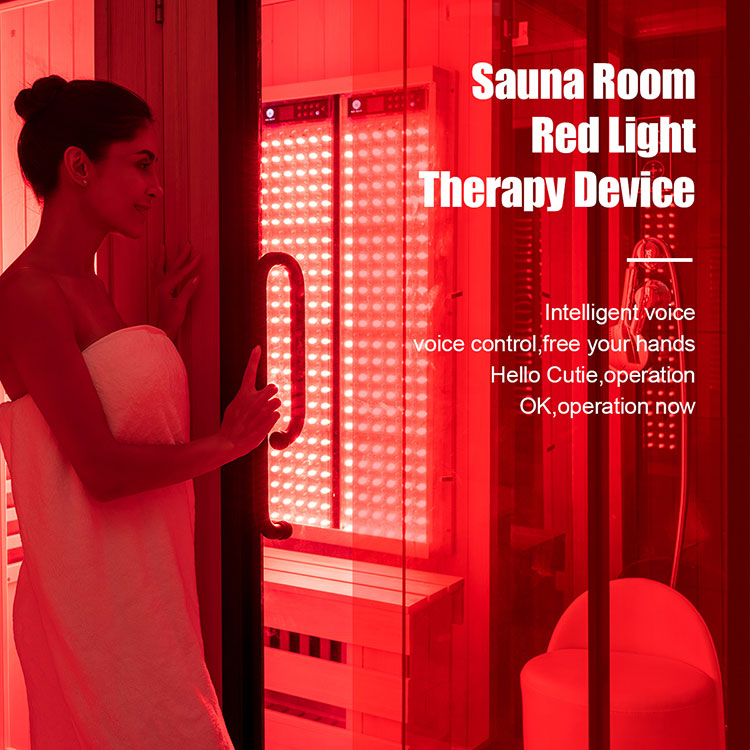 Dispositivo per terapia a luce rossa per interni da 660 nm per sauna