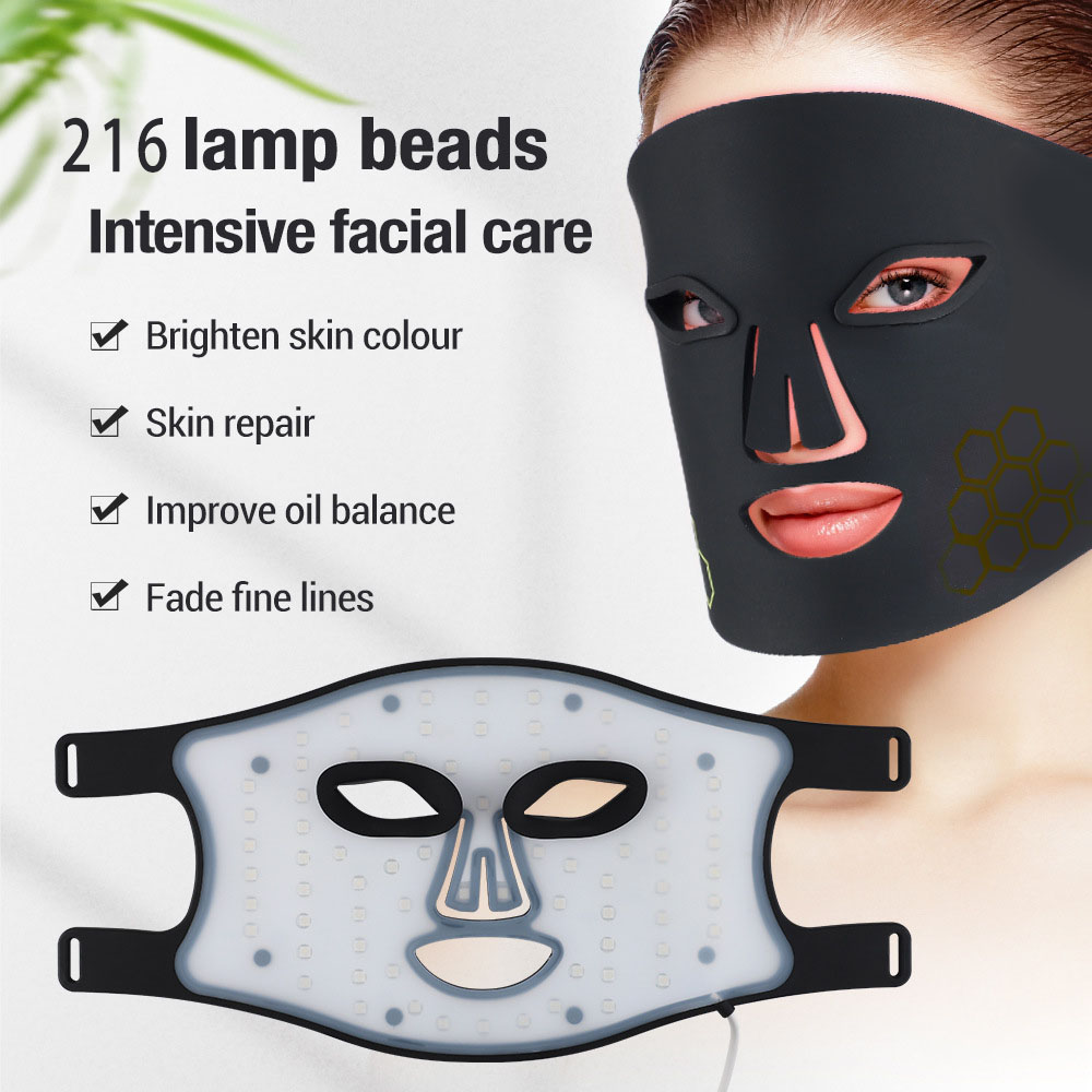 Maschera per il viso per la maschera per la maschera per la luce della luce rossa