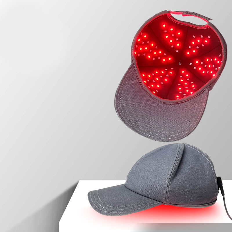 Cappello a infrarossi indossabile con cappuccio per terapia con luce rossa