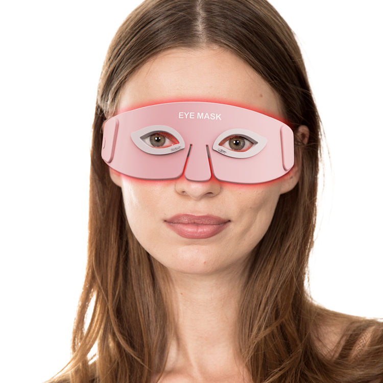 Maschera per occhio a LED indossabile per terapia con luce rossa